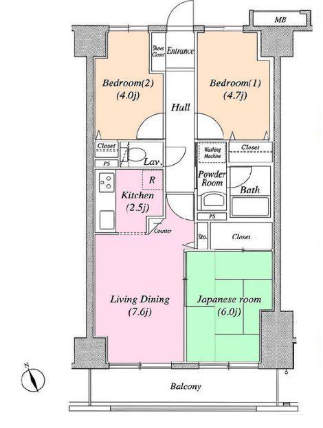 分譲時の間取り図です