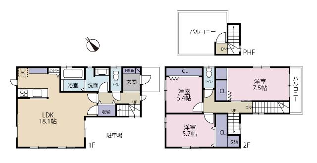 間取り図です