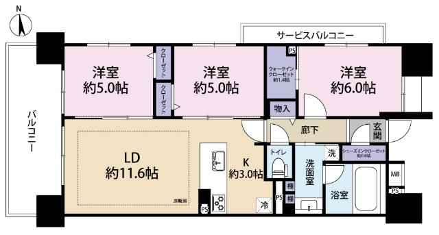間取り図です