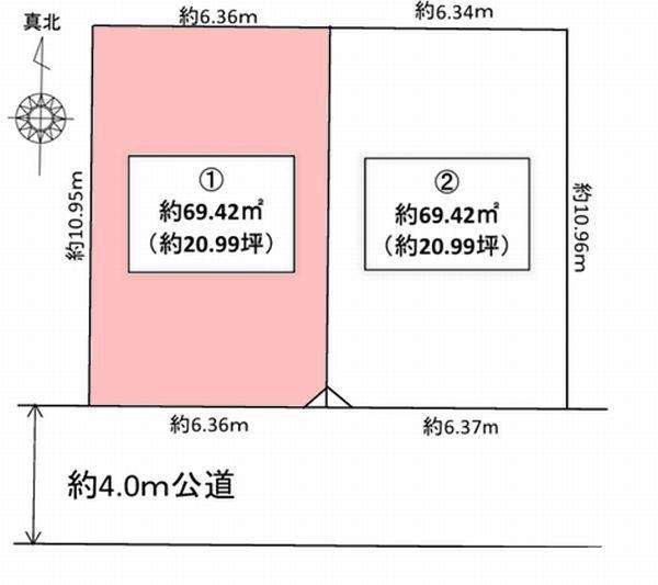 区画図です