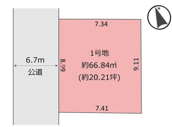 区画図です