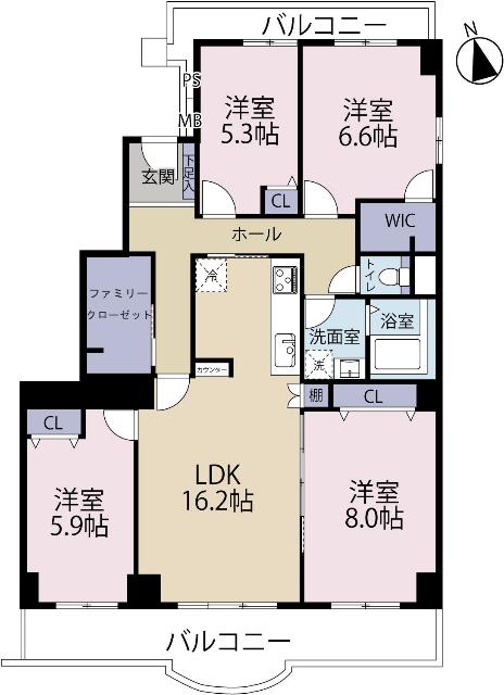 間取り図です