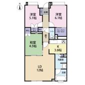 レアシス津田沼前原の丘 間取り図画像