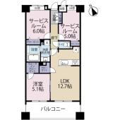 ロイヤルプラザ松戸トリビュート 間取り図画像