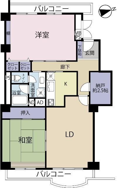 間取り図です