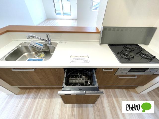 全２棟／２号棟　家事が楽になるビルトイン食洗機 キッチン