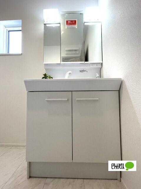 全１棟現場　ＺＥＨ基準の省エネ住宅 洗面
