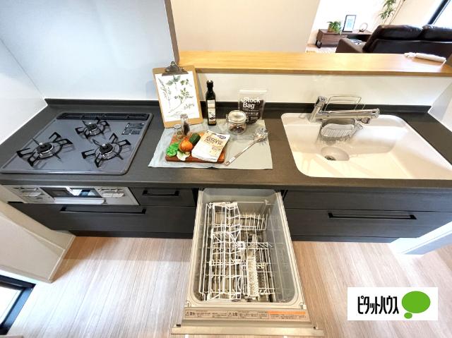 全１棟現場　のんびり過ごせるスカイバルコニー キッチン