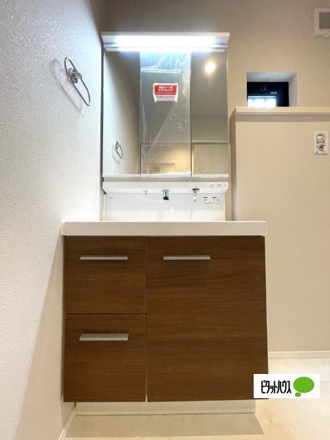全１棟現場　家事の時短の嬉しい食洗機付き 洗面