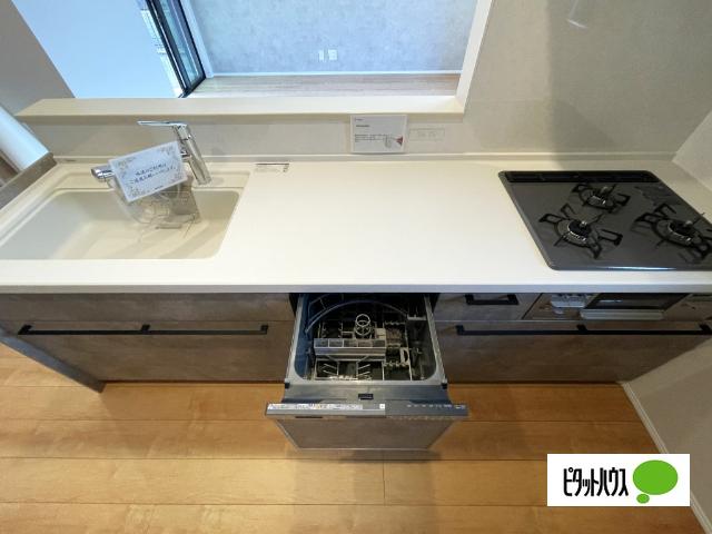 全１棟現場　家事の時短の嬉しい食洗機付き キッチン