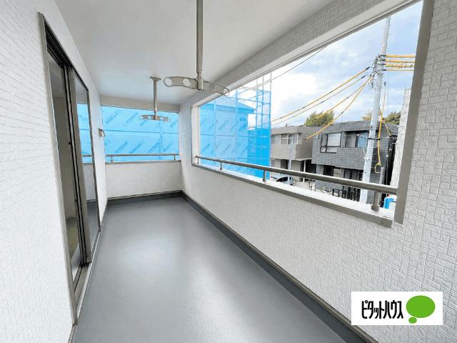 全１６区画／９号棟　雨の日でも安心インナーバルコニー バルコニー