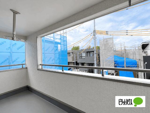 全１６区画／９号棟　雨の日でも安心インナーバルコニー バルコニー