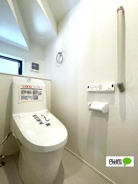 全４棟／Ｂ号棟　耐震性・省エネ性でも優れている長期優良住宅 トイレ