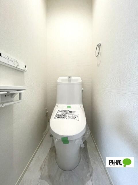 全１棟現場　荷物の受け取りに宅配BOX トイレ