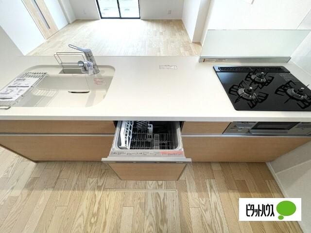 全１棟現場　荷物の受け取りに宅配BOX キッチン