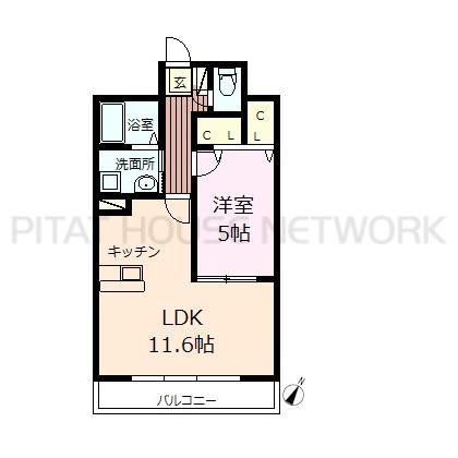 中部屋3号室です。