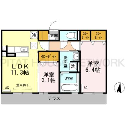  間取り図写真