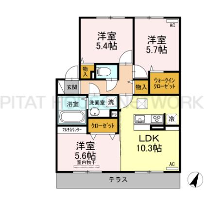  間取り図写真