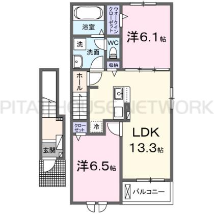 ファミリア　Ⅱ 間取り図写真