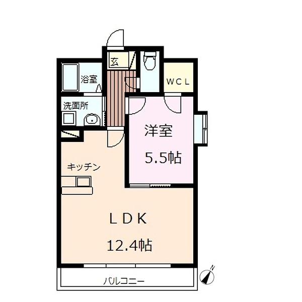 角部屋1号室タイプ