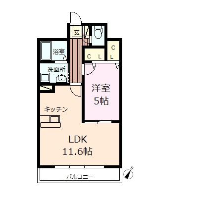 中部屋3号室です。