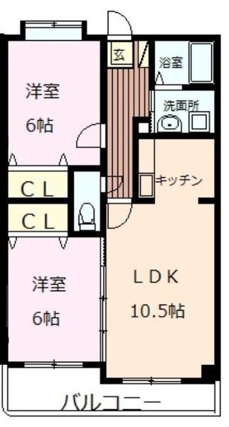ジェラール大津（0103） 間取り図画像