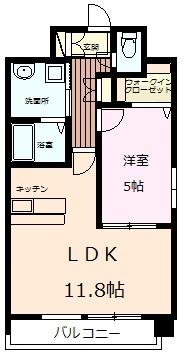 クィーンズくまなん（0501） 間取り図画像