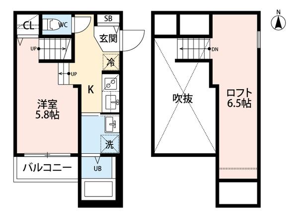 Crestre Sur　新水前寺（105） 間取り図画像