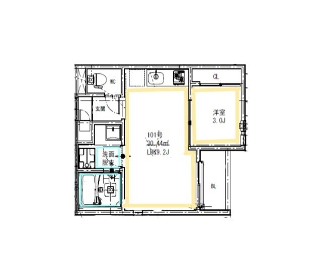 REGALEST エルドラード琴平（101） 間取り図画像