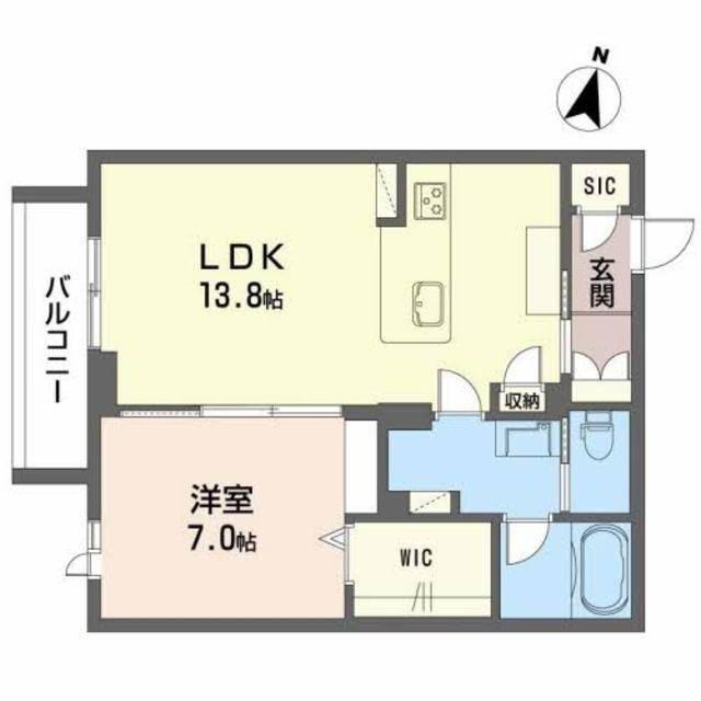 熊本市中央区琴平本町マンション 間取り図画像