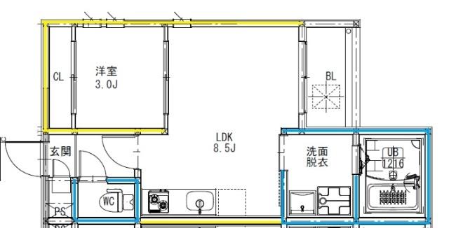  間取り図写真