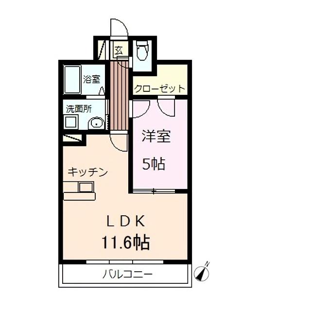 中部屋2号室タイプ