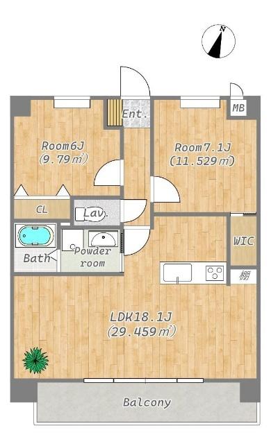  間取り図写真
