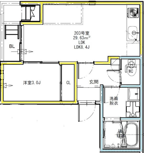  間取り図写真
