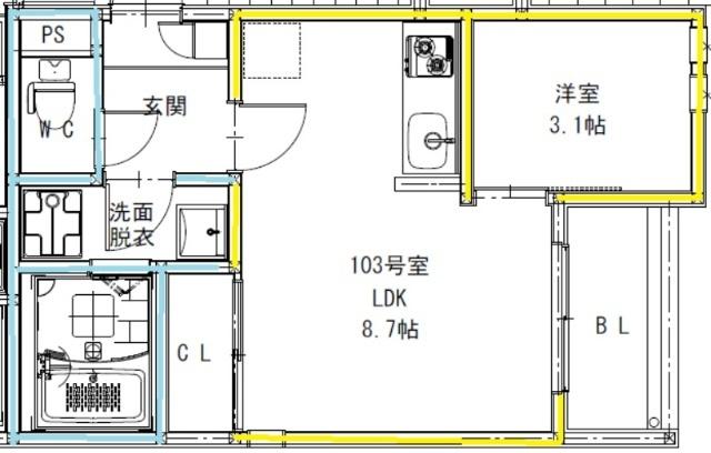  間取り図写真