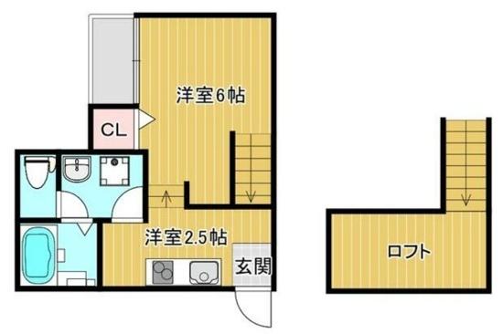 セジュール琴平（201） 間取り図画像