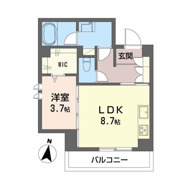 シャーメゾン　ウィステリア（201） 間取り図画像