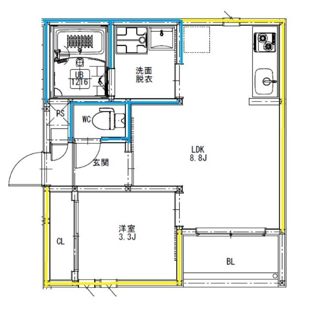 REGALEST楠（102） 間取り図画像