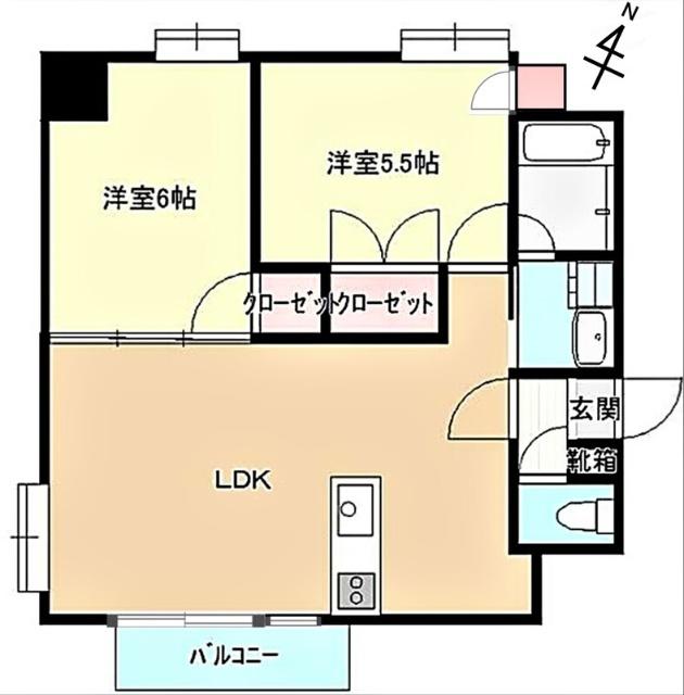 グリーンコート南熊本（1104） 間取り図画像