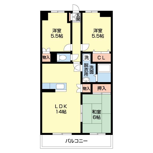 グランドリード 間取り図画像