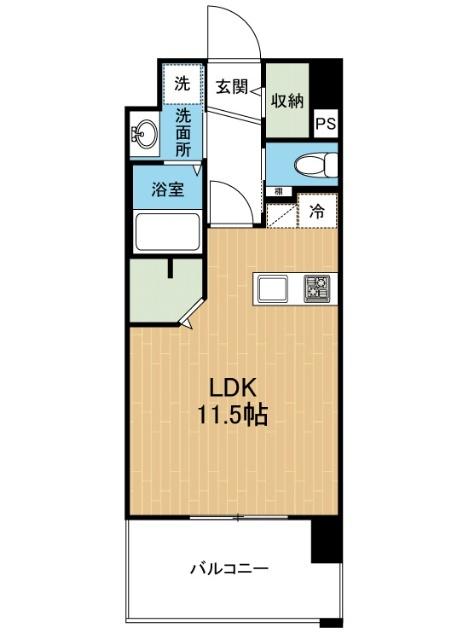 フェリーチェ九品寺（403） 間取り図画像