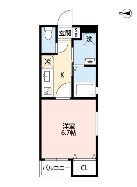 HUDO琴平本町（203） 間取り図画像