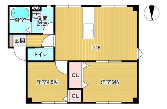 プラドール　C棟（103） 間取り図画像