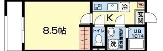 エスプレンドール菊陽（303） 間取り図画像