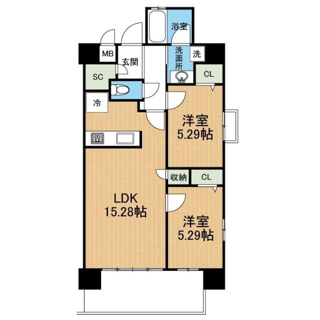 フェリーチェ白山（703） 間取り図画像