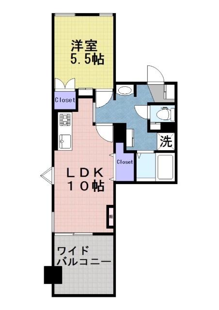 ロワイヤルユニ（20C） 間取り図画像