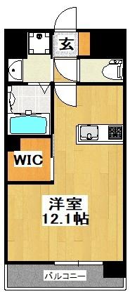 ラーナ新水前寺（202） 間取り図画像