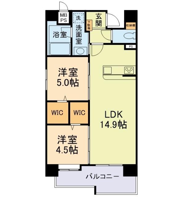 Mth GRANDE 新大江（803） 間取り図画像