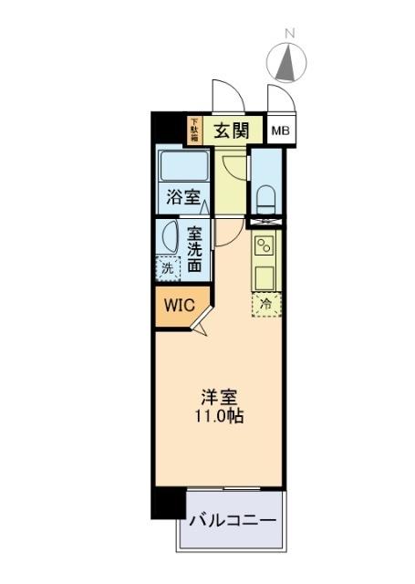 エムズマンション熊本北（205） 間取り図画像