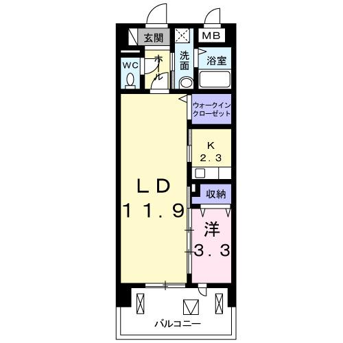 アネックス小峯（703） 間取り図画像